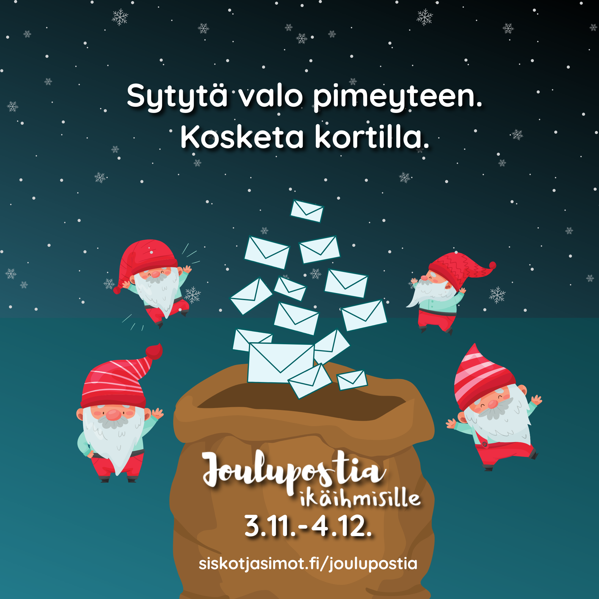 Joulupostia ikäihmisille